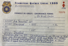 Réponses des Teamsters au document « Q & A — Mises à pied permanentes du CISS »