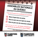Les Teamsters dénoncent une attaque frontale contre les syndicats